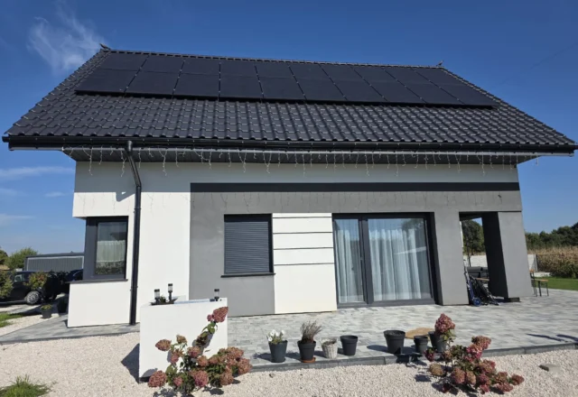Fotowoltaika 10 kW z magazynem energii i nowa rozdzielnia – Łańce