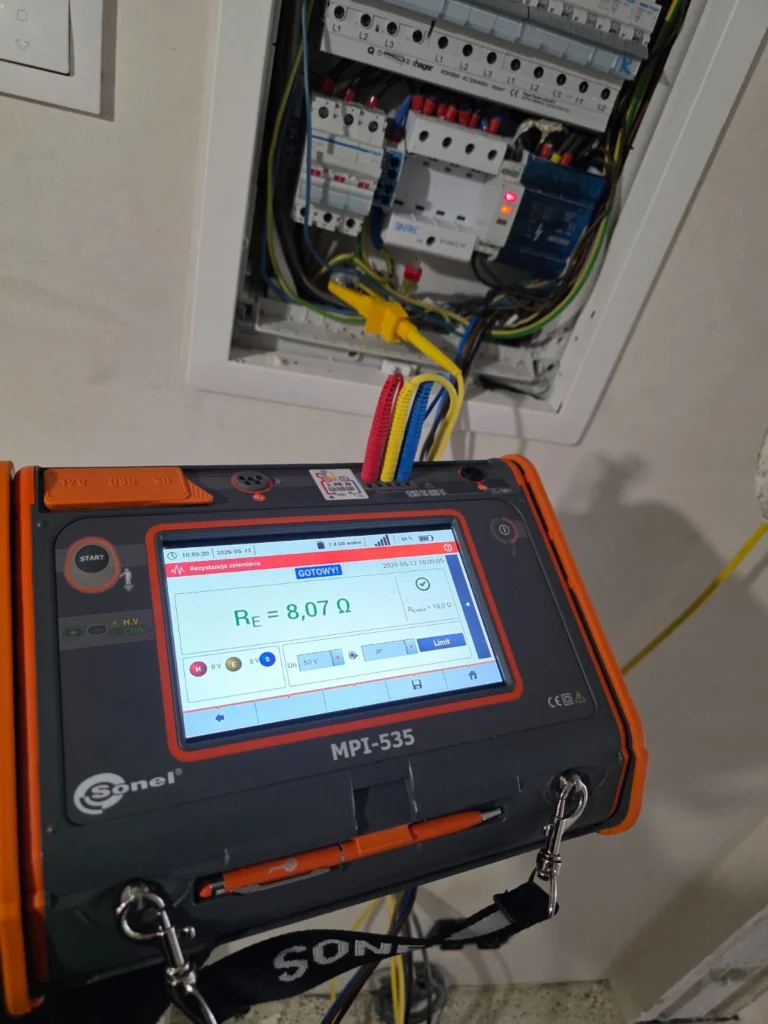 Pomiary elektryczne i termowizja rozdzielnicy