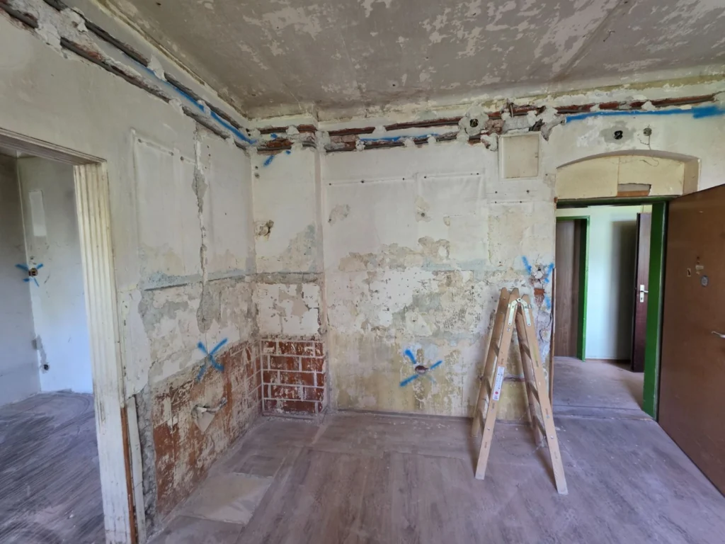 Wymiana instalacji elektrycznej w remontowanym budynku